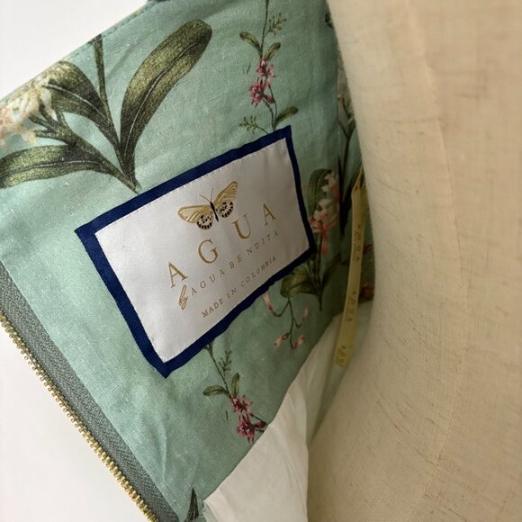 Agua by Agua Bendita Lima green linen extra long dress - Picture 13 of 15